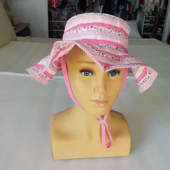Millymook Pink Fabric Kids Floppy Hat - Picture 4 of 8